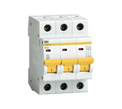Модульный автоматический выключатель IEK MVA20-3-032-B