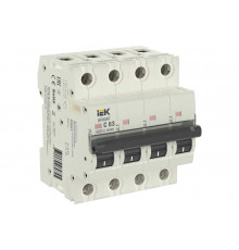 Автоматический выключатель IEK ARMAT M06N 4P C 63А AR-M06N-4-C063
