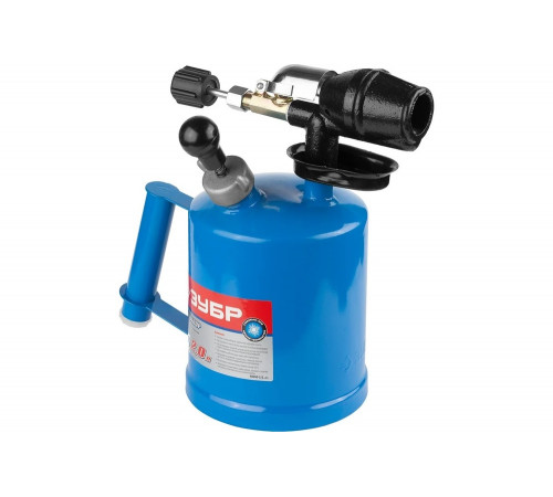 Паяльная лампа Зубр ПРОФЕССИОНАЛ САМОТЛОР, с чугунным эжектором, 2,0 л 40650-2.0_z02