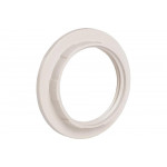 Абажурное кольцо IEK КП27-К02, пластик, Е27, белый, индивидуальный пакет EKP10-01-02-K01
