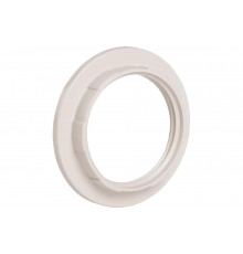 Абажурное кольцо IEK КП27-К02, пластик, Е27, белый, индивидуальный пакет EKP10-01-02-K01