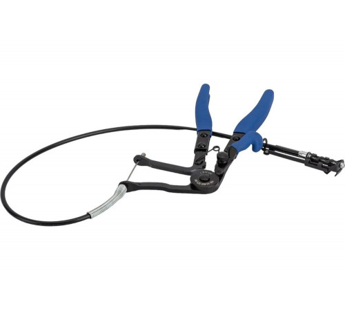 Щипцы для пружинных хомутов 12-53 мм, гибкий привод 630 мм KING TONY 9AA31