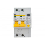 Дифференциальный автоматический выключатель 2п, 20А, 30мА, С АД-12 IEK MAD10-2-020-C-030