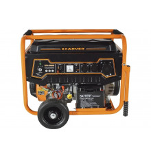 Бензиновый генератор CARVER ppg-10000е lt-192fв, 8,0/8,3квт, 220в, бак 25л,эл.ст, кол/рук. медь 01.020.00041
