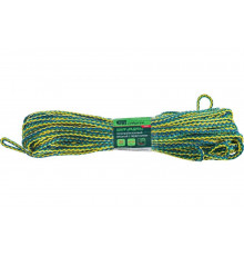 Вязаный полипропиленовый шнур с сердечником 4мм, 20м, 60-70кгс СИБРТЕХ Радуга Россия 93950