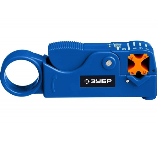 ЗУБР RG58/RG59/RG6, стриппер коаксиальных кабелей COAX-3 22657