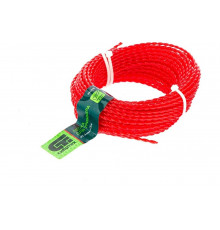 Леска для триммера овальная витая (2.4 мм, 15 м) СИБРТЕХ 961375