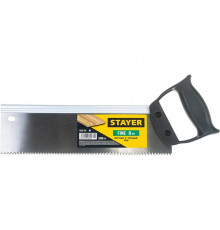 Ножовка для стусла c обушком пила Stayer "Fine" 300 мм, 8 TPI, прямой закаленный зуб, точный рез, 1536-30_z01