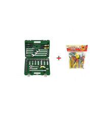 Набор инструмента 42 предмета Арсенал + Детский набор "Помогаю Папе" 8097980