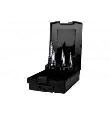 Набор ступенчатых сверл FlowStep 5-12/6-20/8-30 мм, HSS-G, 3 шт RUKO 101626PRO