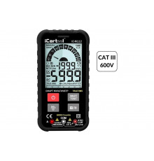 Цифровой смарт мультиметр iCarTool с подсветкой экрана CATIII 600V, TrueRMS, AC/DC IC-M112