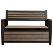 Скамейка для сада Keter HUDSON STORAGE BENCH коричневая 235687