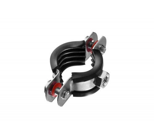 ЗУБР 10 шт., 1/2", оцинкованный, хомут трубный с гайкой 37850-20-24 Мастер