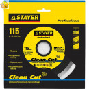 STAYER Ø 115х22.2 мм, алмазный, сплошной, круг отрезной для УШМ CERAMO 3664-115_z01 Professional