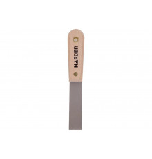 Шпательная лопатка HARDEN стальная с деревянной рукоятью, 25мм 620206