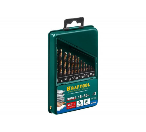Набор сверл по металлу KRAFTOOL 29656-H13
