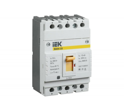 IEK ВА44 33 - автоматический выключатель для электрических сетей