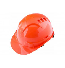 Защитная каска с храповым механизмом СИБРТЕХ ЕВРОПЛАСТ, оранжевая 89108