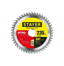Диск пильный по дереву STAYER Optima 235x32/30 мм, 36Т 3681-235-32-36_z01