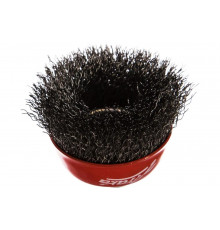 Щётка чашеобразная, гофрированная стальная проволока №130 (60 мм; М14) для УШМ Атака 26584