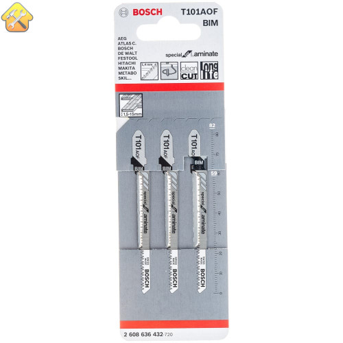 Precise Cutting with Bosch T101AOF Jigsaw Blades - 2608636432