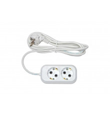 Бытовой удлинитель 2 гн. ПВС 3х1 RUCELF RU-02-310-10PZ