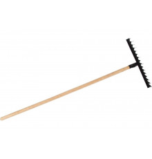 Витые грабли СИБРТЕХ 16 зубьев, 420 мм, с черенком 61763