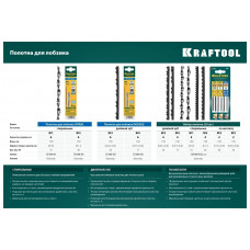 Полотно с двойным зубом №5 (130 мм; 6.5 TPI; 6 шт.) Kraftool 15340-05