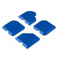 Специальные шпатели для формовки швов ЗУБР Профессионал в наборе 4 шт., 16 профилей 1015-H4