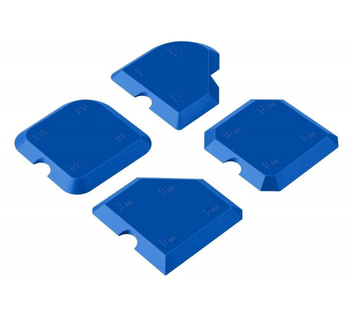 Специальные шпатели для формовки швов ЗУБР Профессионал в наборе 4 шт., 16 профилей 1015-H4