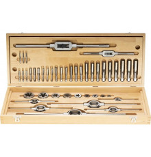 Набор метчиков и плашек Ruko UNC 1/4-1.0 HSS-G 44пр 245072