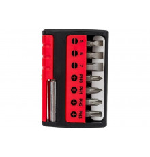 Набор бит с магнитным держателем 7 шт Elitech 1820.067900