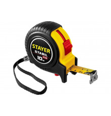 Профессиональная рулетка с двухсторонней шкалой STAYER Stabil 10мх25мм 34131-10_z02