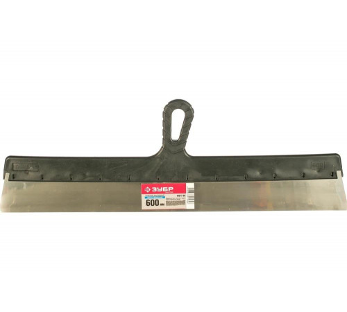 ЗУБР 600 мм, нержавеющая полотно, пластмассовая рукоятка, шпатель фасадный 10077-60