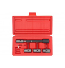 Набор фрез для правки сёдел дизельных форсунок, кейс, 6шт МАСТАК 103-15006C