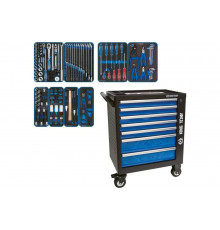 Набор инструментов KING TONY "GLORY" в чёрной тележке, 152 предмета 9G35-152MRV