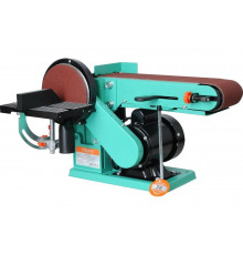 Точильный дисково-ленточный станок Sturm 150 мм, 100х914, 550 Вт BG6055DB