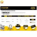 STAYER 24 TPI, 300 мм, 1 шт., полотно для ножовки по металлу Bimetal-24 15932-24-1 Professional