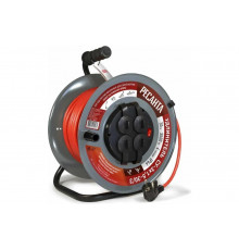 Силовой удлинитель Ресанта на металлической катушке, СУ-3x1,5-30/3 (с выкл., 4 розетки, IP44) 61/118/7