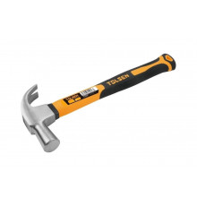 Молоток гвоздодер TOLSEN фибергласовая рукоятка 27 мм 25160