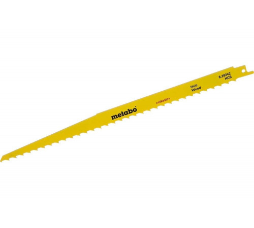Пилки для лобзика HCS 300x1,25х8,5 мм Metabo 628242000