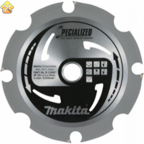 Пильный диск Makita B-49242 для резки цементно-волокнистых плит