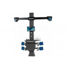 Стенд сход-развал NORDBERG 3D модель четырехкамерный C804_серый