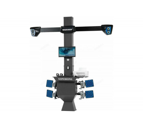 Стенд сход-развал NORDBERG 3D модель четырехкамерный C804_серый