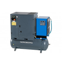 Винтовой компрессор NORDBERG 15кВт, 10Бар, 2250 л/мин, ресивер 500 л, осушитель NCS500/2100-10D 01-00000021