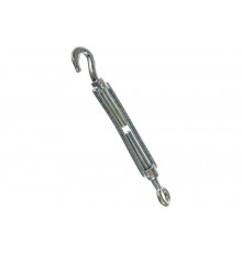 Талреп STAYER DIN 1480, крюк-кольцо, М8, 10 штук, оцинкованный 30515-08