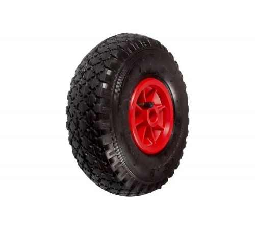 Пневматическое колесо PR 1805-2 пластиковый обод, симметричная ступица, втулка скольжения (260 мм, ось 20 мм) TOR 1031443