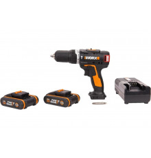 Бесщеточная аккумуляторная ударная дрель-шуруповерт WORX WX367