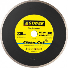 STAYER Ø 230х22.2 мм, алмазный, сплошной, круг отрезной для УШМ CERAMO 3664-230_z01 Professional