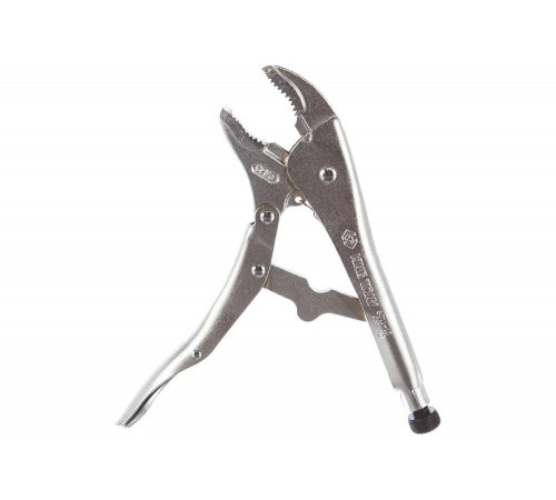 KING TONY 6011-10R Зажим с фиксатором 254 мм закругленные губки